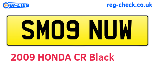SM09NUW are the vehicle registration plates.