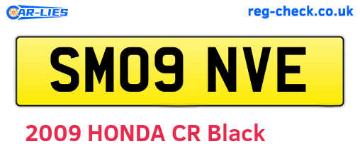 SM09NVE are the vehicle registration plates.