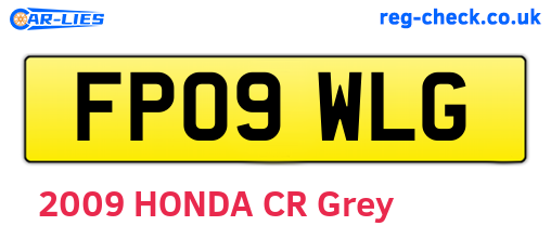 FP09WLG are the vehicle registration plates.