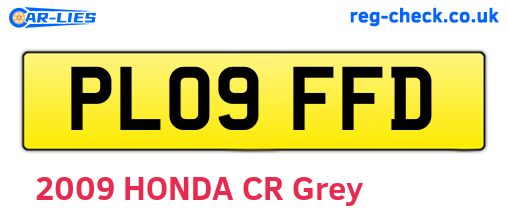 PL09FFD are the vehicle registration plates.