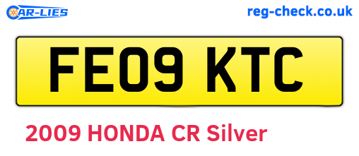 FE09KTC are the vehicle registration plates.