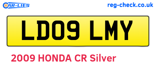 LD09LMY are the vehicle registration plates.