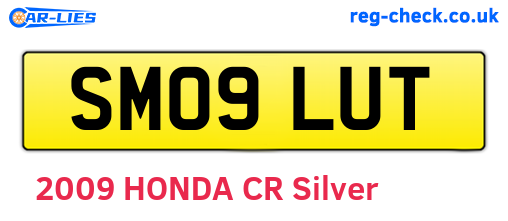SM09LUT are the vehicle registration plates.