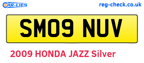 SM09NUV are the vehicle registration plates.