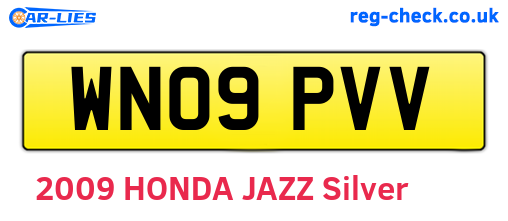 WN09PVV are the vehicle registration plates.