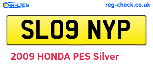 SL09NYP are the vehicle registration plates.
