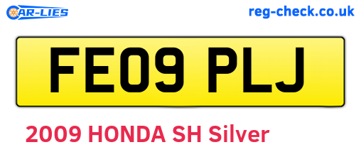 FE09PLJ are the vehicle registration plates.