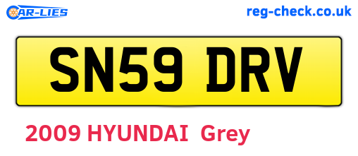 SN59DRV are the vehicle registration plates.