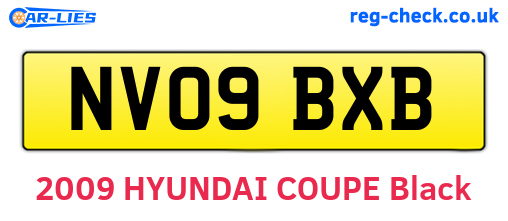 NV09BXB are the vehicle registration plates.