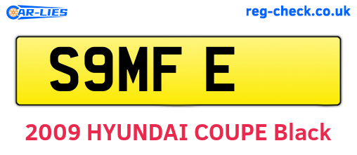 S9MFE are the vehicle registration plates.