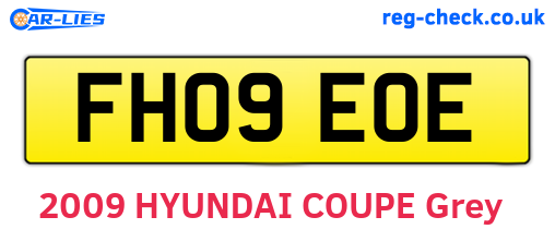 FH09EOE are the vehicle registration plates.