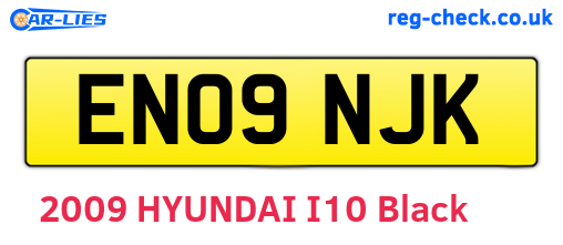 EN09NJK are the vehicle registration plates.