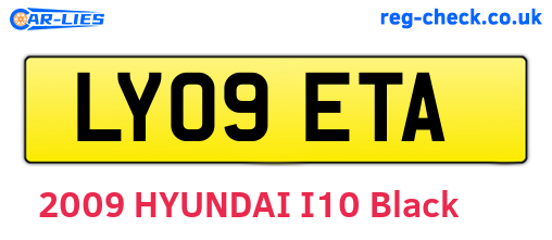 LY09ETA are the vehicle registration plates.