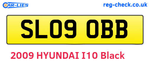 SL09OBB are the vehicle registration plates.