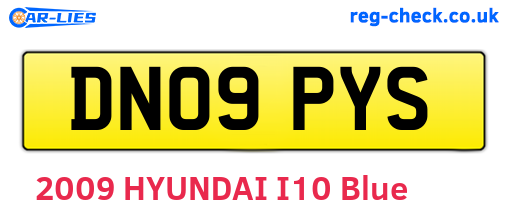 DN09PYS are the vehicle registration plates.