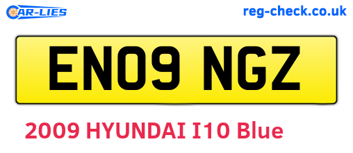 EN09NGZ are the vehicle registration plates.
