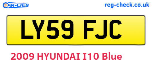 LY59FJC are the vehicle registration plates.