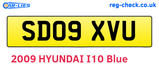 SD09XVU are the vehicle registration plates.