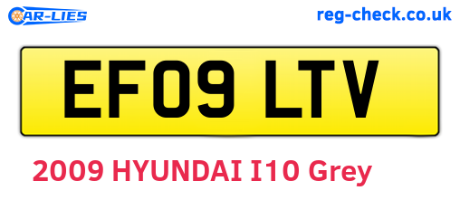 EF09LTV are the vehicle registration plates.