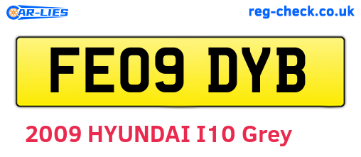 FE09DYB are the vehicle registration plates.