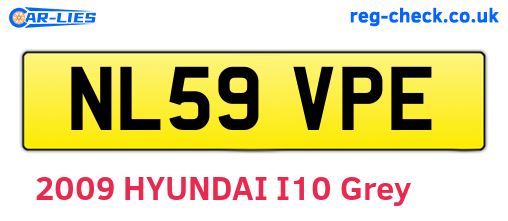NL59VPE are the vehicle registration plates.