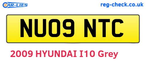 NU09NTC are the vehicle registration plates.