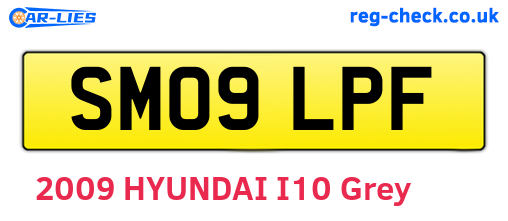 SM09LPF are the vehicle registration plates.