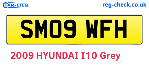 SM09WFH are the vehicle registration plates.