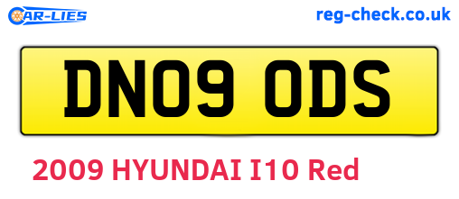 DN09ODS are the vehicle registration plates.