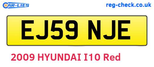 EJ59NJE are the vehicle registration plates.