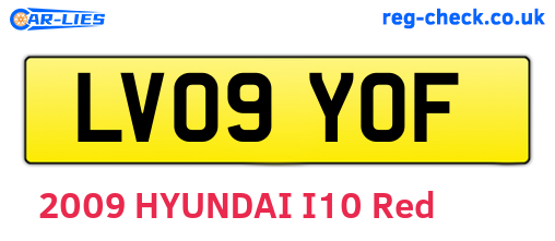 LV09YOF are the vehicle registration plates.