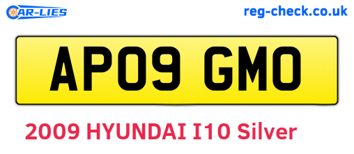 AP09GMO are the vehicle registration plates.