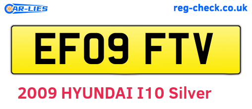 EF09FTV are the vehicle registration plates.