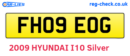 FH09EOG are the vehicle registration plates.