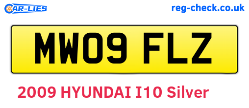 MW09FLZ are the vehicle registration plates.