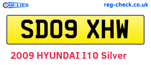 SD09XHW are the vehicle registration plates.