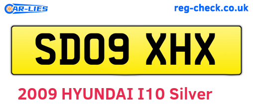 SD09XHX are the vehicle registration plates.