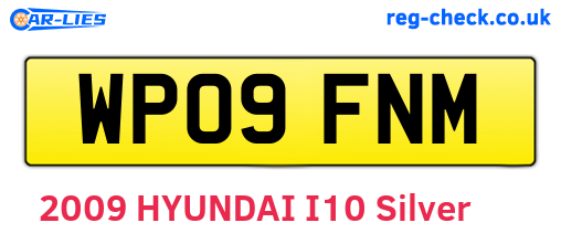 WP09FNM are the vehicle registration plates.