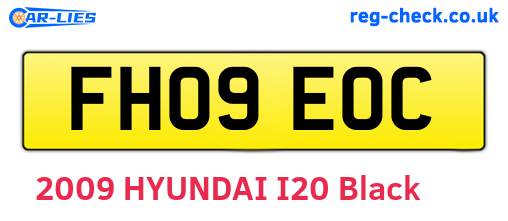 FH09EOC are the vehicle registration plates.