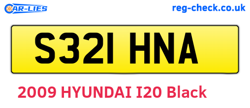 S321HNA are the vehicle registration plates.