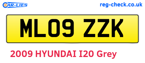 ML09ZZK are the vehicle registration plates.