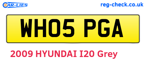 WH05PGA are the vehicle registration plates.