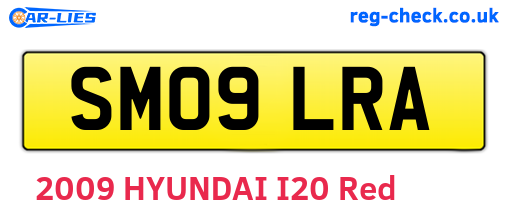 SM09LRA are the vehicle registration plates.