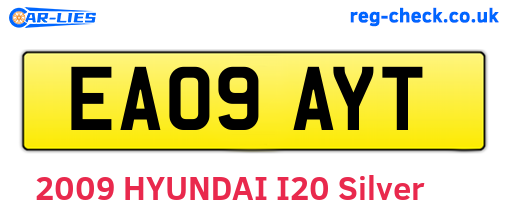 EA09AYT are the vehicle registration plates.