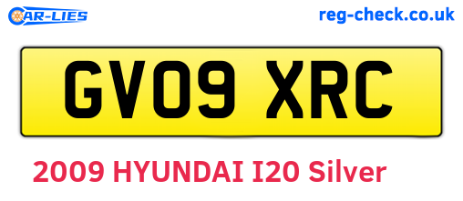 GV09XRC are the vehicle registration plates.