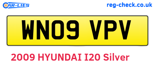 WN09VPV are the vehicle registration plates.