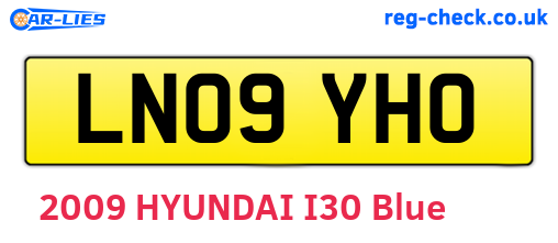 LN09YHO are the vehicle registration plates.