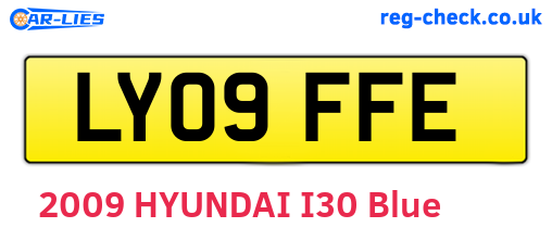 LY09FFE are the vehicle registration plates.