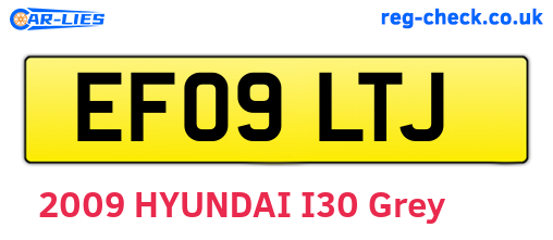 EF09LTJ are the vehicle registration plates.