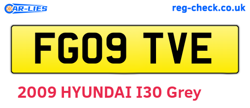 FG09TVE are the vehicle registration plates.
